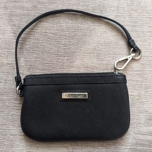 Calvin Klein wristlet black